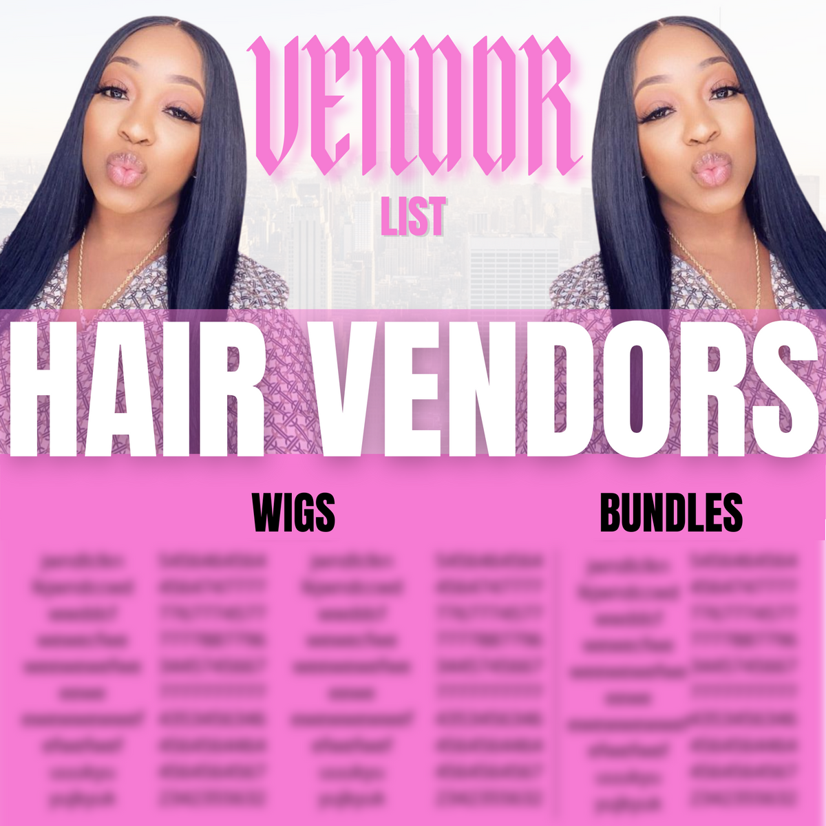 Tami s Hair Vendor List