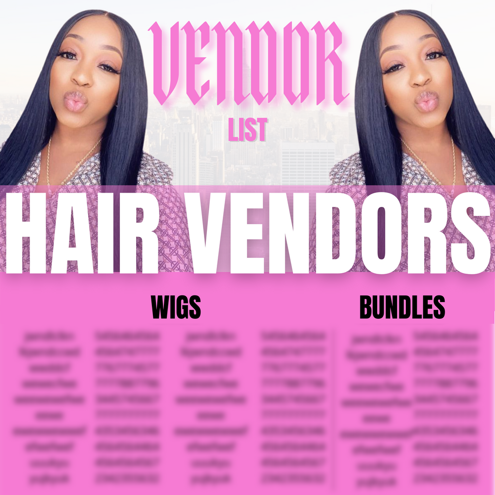 Tami's Hair Vendor List
