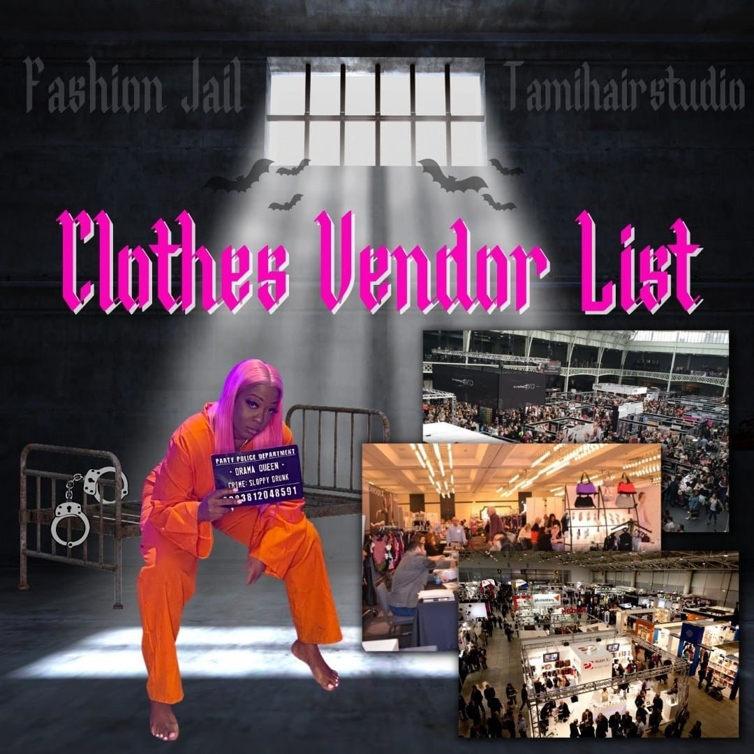 List of Clothing Vendors